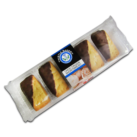 Choc Finger Shortbread 10's